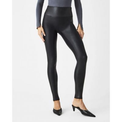 SPANX Faux Leather Leggings Black Size S $98